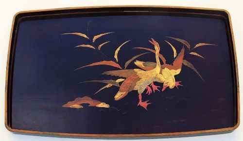 Japanese Meiji Period Lacquer Tray