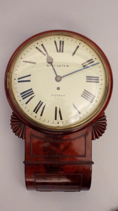 Fine Regency London Fusee Wall Clock