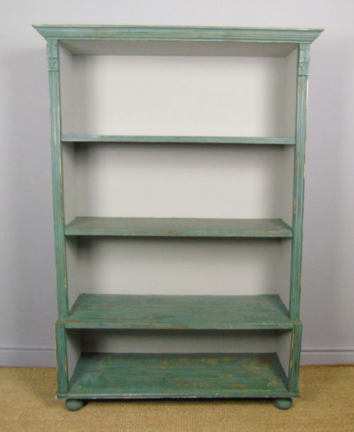 Antique Victorian Painted Bookcase