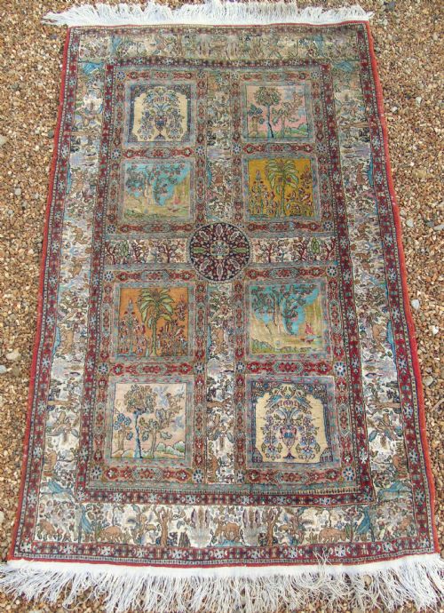 Antique Silk Carpet Garden Design