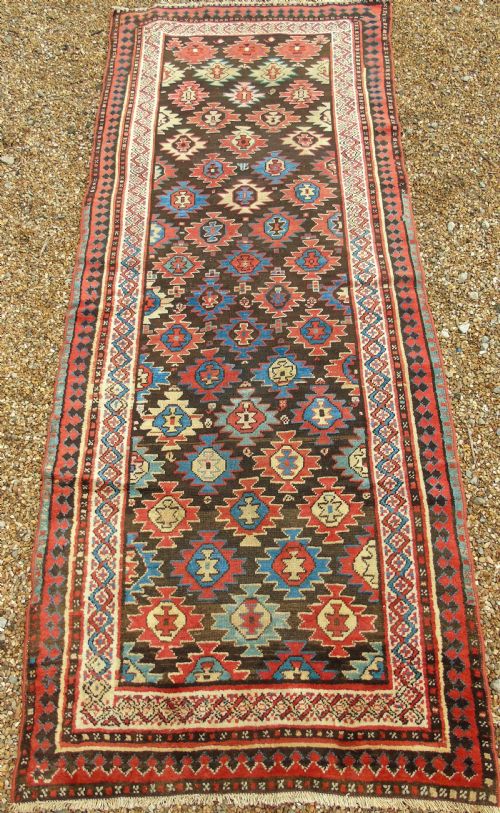 Antique North West Persian Runner 291 X 117 Cms