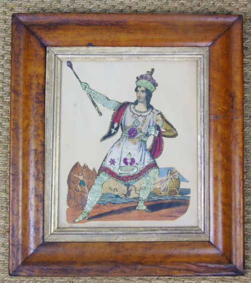 Antique Victorian Tinsel Picture