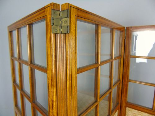fig 1. Elegant Regency Revival Satinwood Screen