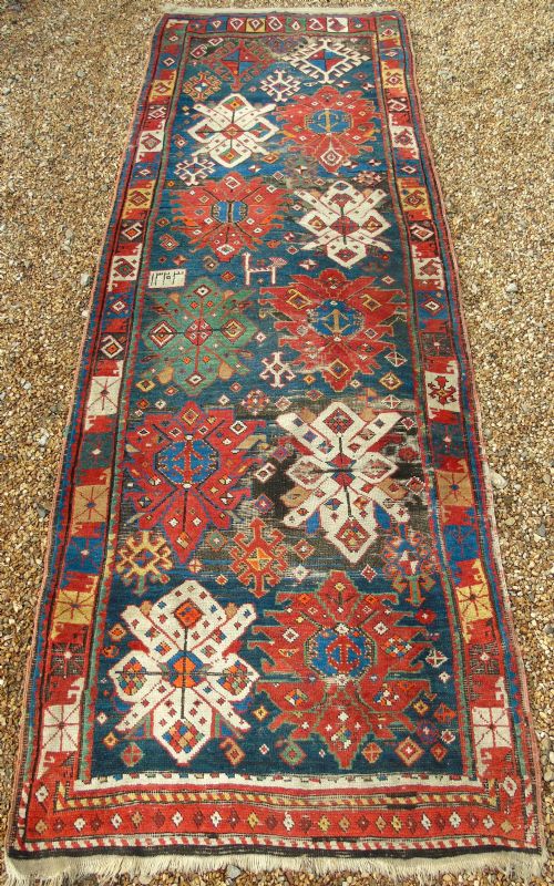 Antique Karabagh Runner Carpet