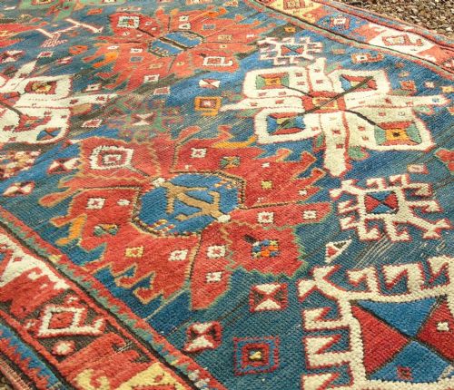 fig 1. Antique Karabagh Runner Carpet