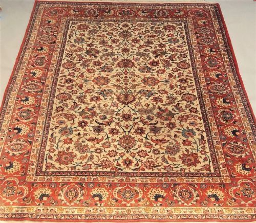 Good Antique Nejafabad Isfahan Carpet 390 X 262