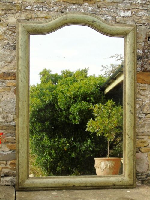 Beautiful 19th Hand Painted French Mirror