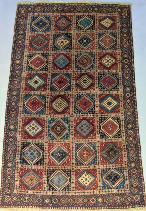 Antique Yalameh Rug Carpet        258 Cms X 155 Cms