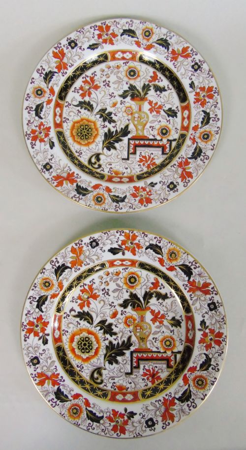 Beautiful Pair of 19th Century Ironstone Plates