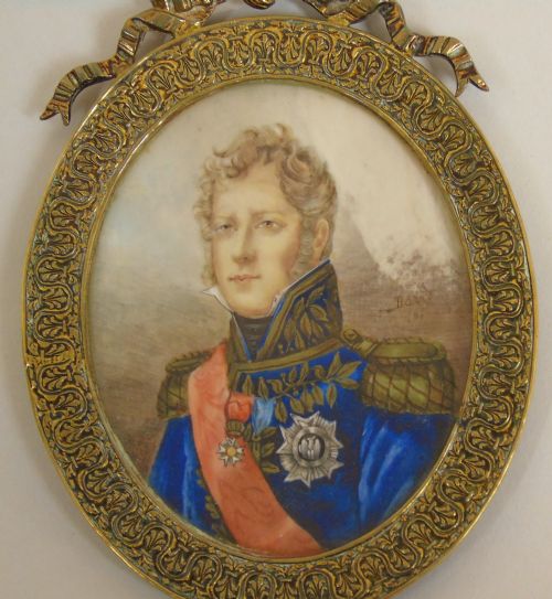 fig 2. Outstanding Portrait Miniature Marshall of the Empire Michel Ney