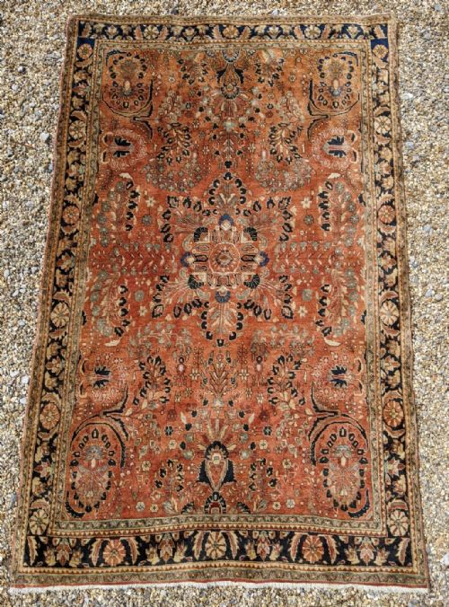 Antique Mohajeran Saroukh Carpet