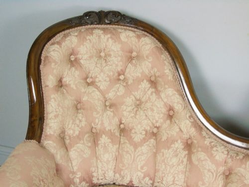 fig 1. Victorian Mahogany Sofa Chaise