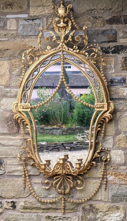 fig 1. Impressive 19th Century Regency Giltwood Mirror Gillows