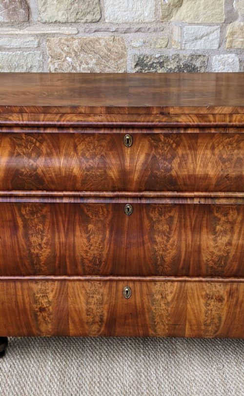 fig 1. Antique Biedermeier Chest Of Drawers