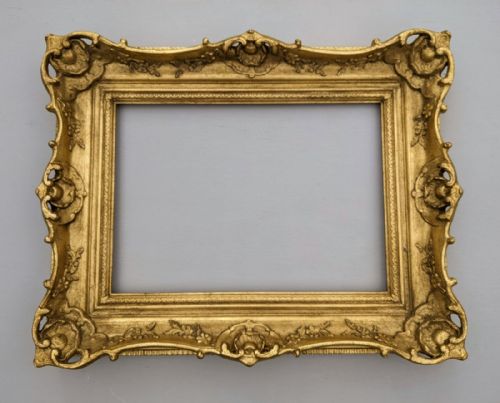 Antique Gilt Swept Picture Frame No. 17