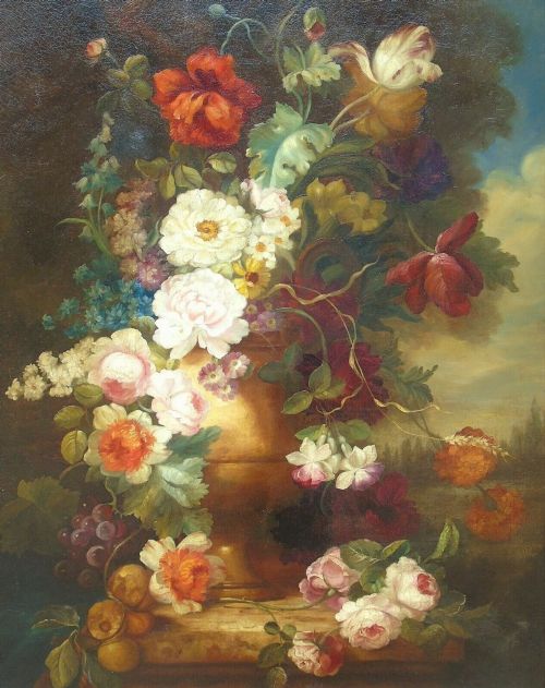 Good Dutch 18th Century Style Oil Painting