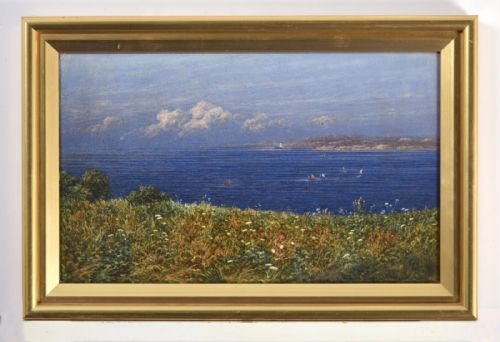 St Ives Bay Cornwall Watercolour Painting Tom Dudley 1857-1935