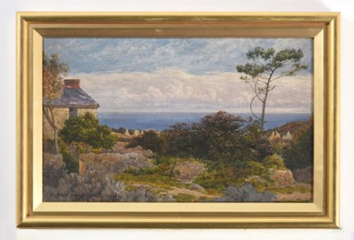 Cottage on the Moors St. Ives Cornwall Watercolour Painting Tom Dudley