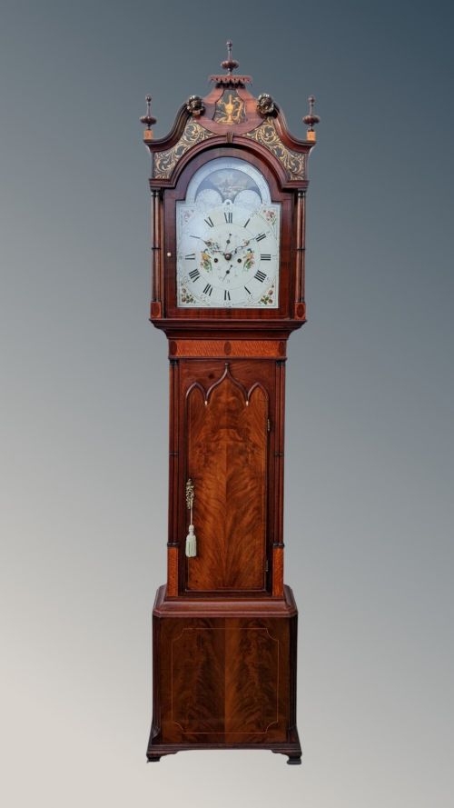 Fine Quality Mahogany Longcase Clock T.gaskell of Knutsford