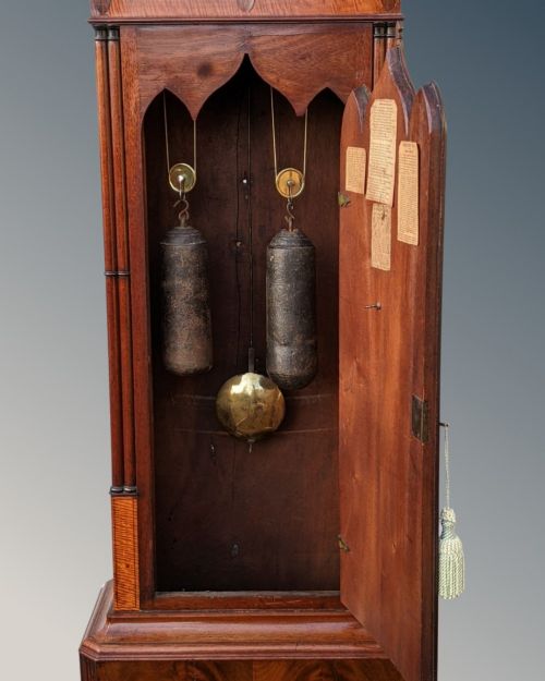 fig 1. Fine Quality Mahogany Longcase Clock T.Gaskell of Knutsford