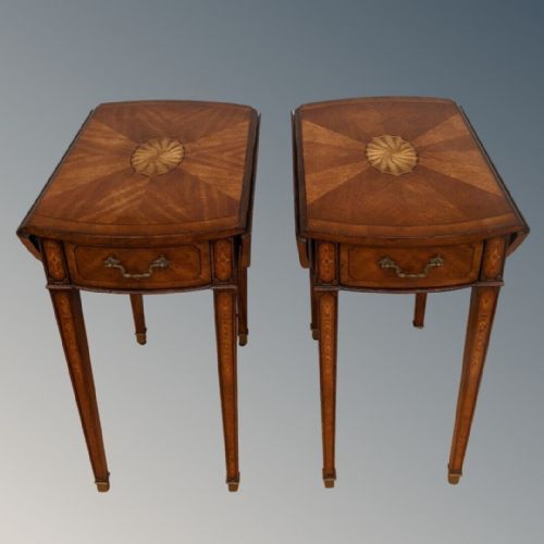 Pair Superb Regency Revival Pembroke Tables