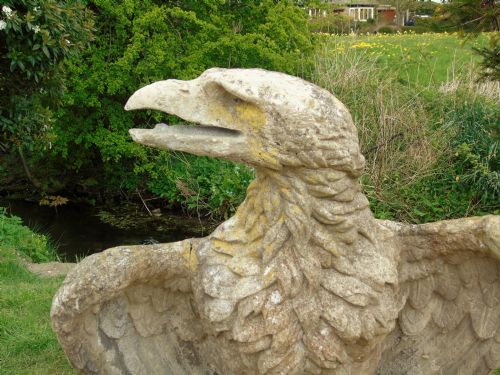 fig 2. Fine Pair Of American Stone Eagles 19th Century By Austin & Seeley
