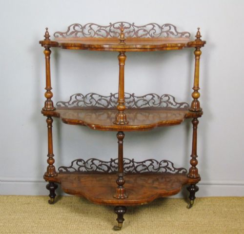 Good 19th Century Mahogany What Not Shelves