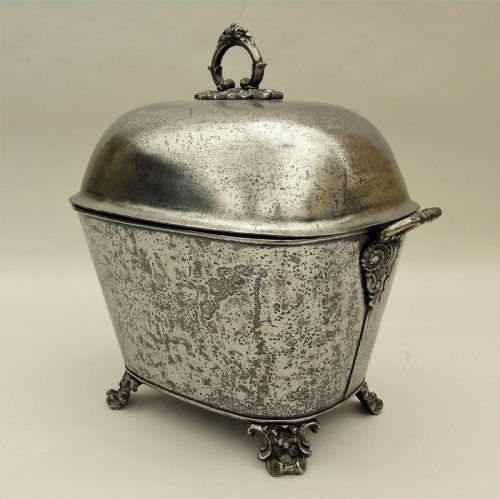 Regency Polished Steel Log Bin