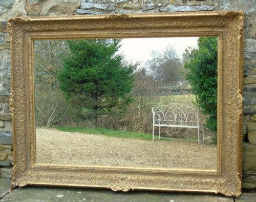fig 1. Good Quality Antique Gilt Mirror