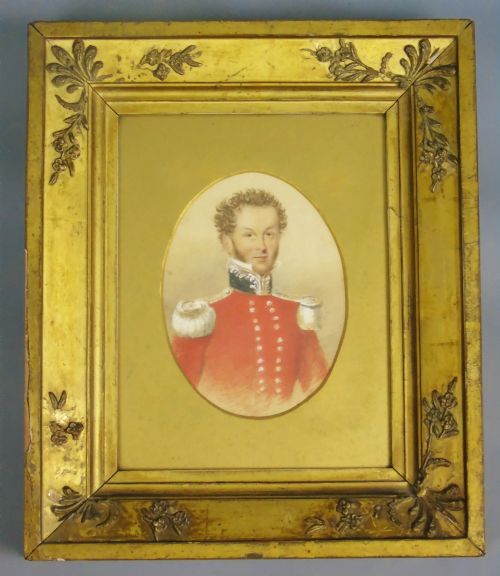 Georgian Portrait Military Officer Lord Lieutenant of Rutland