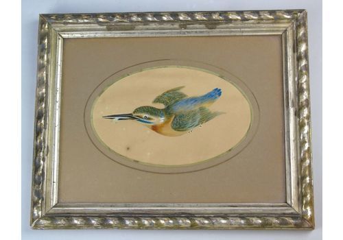 Charming 19th Century Watercolour Kingfisher