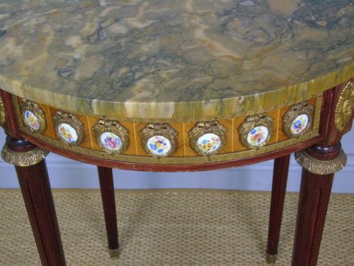 fig 1. Louis XV Style Marble Top Table