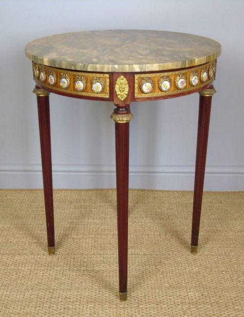 Louis XV Style Marble Top Table