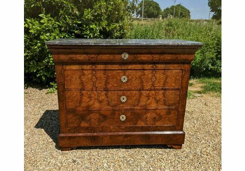 19th Century French Walnut Commode Chest