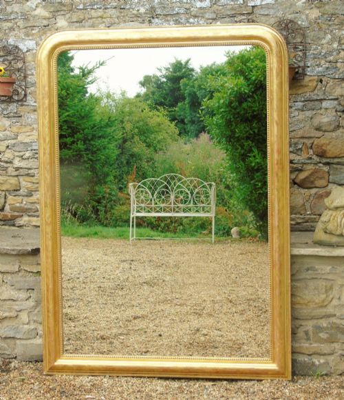 Fine Very Large Louis Philippe Gilt Mirror