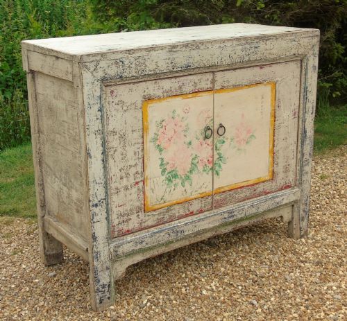 19th Century Chinese Hand Painted Cabinet