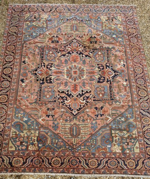 Antique Heriz Carpet circa 1900