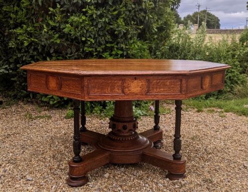 Large Country House Library Table Aesthetic Period