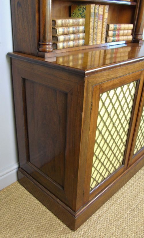 fig 1. Neat William VI Mahogany Bookcase Cabinet