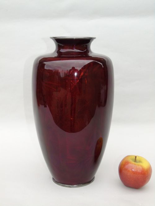 Good Large Ginbari Cloisonne Vase