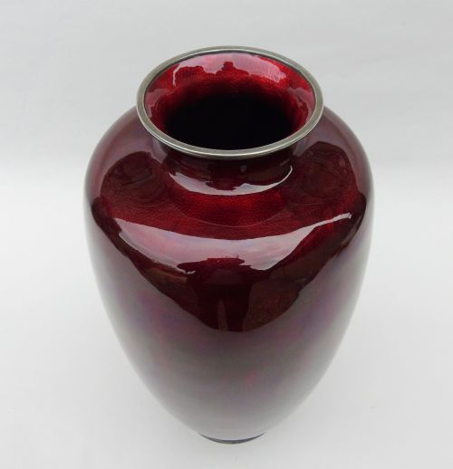 fig 1. Good Large Ginbari Cloisonne Vase