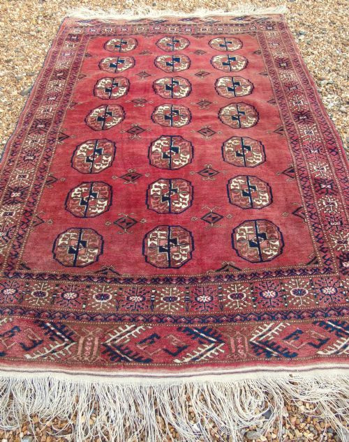 ANTIQUE TEKKE TURKMAN CARPET - ADDITIONAL PHOTO 1