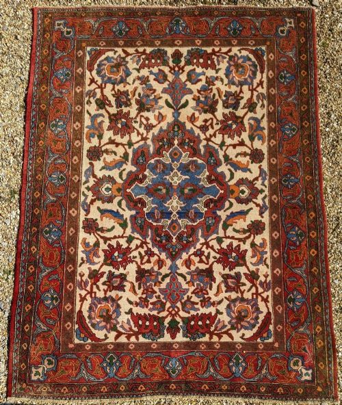 Antique Nejafabad Carpet