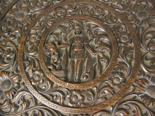 fig 1. Indian Carved Elephant Table 
