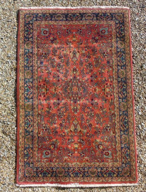 Good Antique Saroukh Carpet 