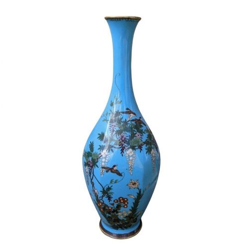 Japanese Meiji Cloisonne Vase