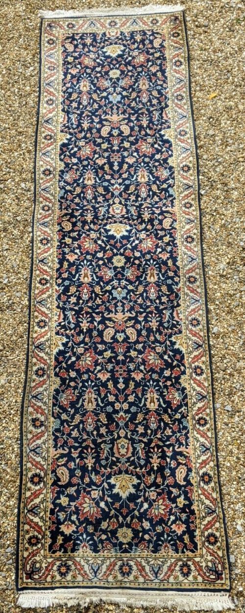 Antique Kashan Carpet Runner