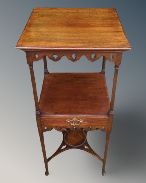 fig 1. Regency Mahogany Bedside Cabinet