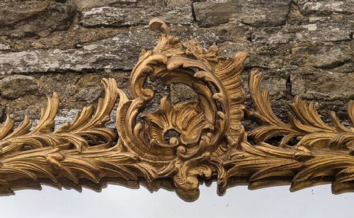 fig 1. Large French Floor Standing Mirror