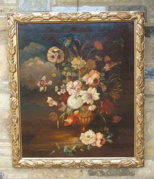 Good Dutch 18th Century Style Oil Painting